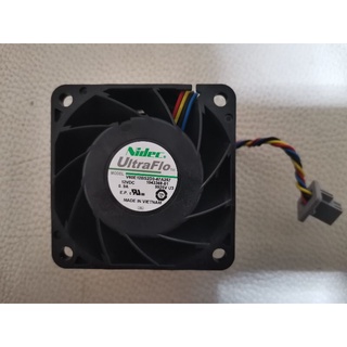 พัดลม 12VDC（60x60x38mm) Nidec V60E12BS2D3-07A25General-use DC axial flow fan（60x60x38mm)