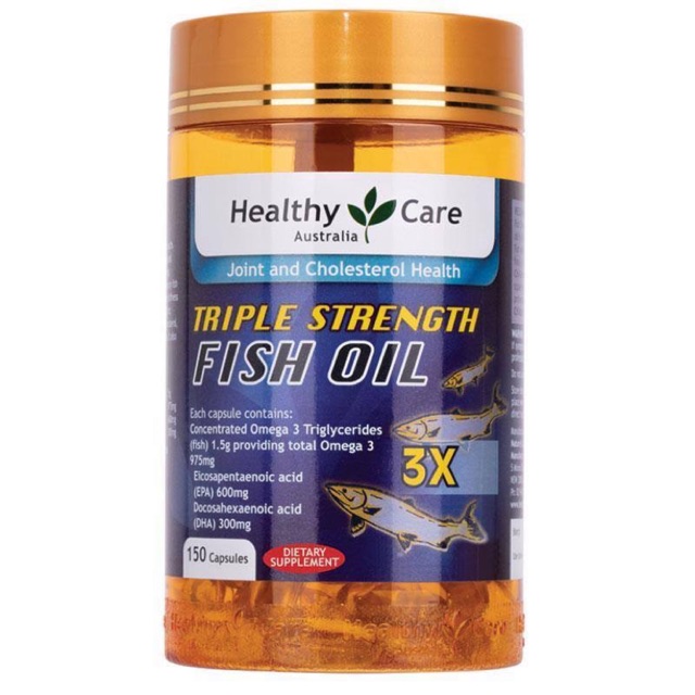 Healthy Care  สูตร Triple Strength Fish Oil 3X (สินค้า pre-order)