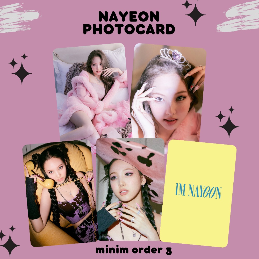 [UNOFFICIAL] PHOTOCARD TWICE IM NAYEON SOLO ALBUM PC KPOP