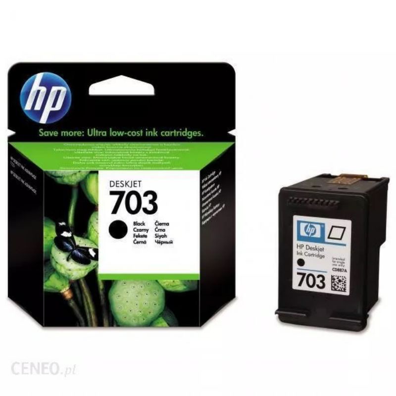 ตลับหมึก HP 703 BK สีดำ 💘พร้อมจัดส่ง