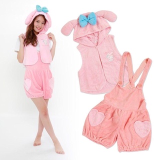 ชุดลำลอง ชุดนอน ชุดอยู่บ้านขนนุ่ม มายเมโลดี้ sanrio my melody casual wear pajamas