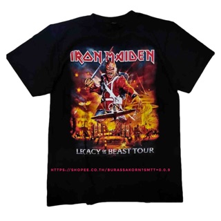 เสื้อวง Iron Maiden rock Tshirt เสื้อวงร็อค Iron Maiden