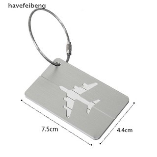 [HAVF] Aluminium Luggage Tag Travel Accessories Baggage Tags Suitcase Address Label GJH