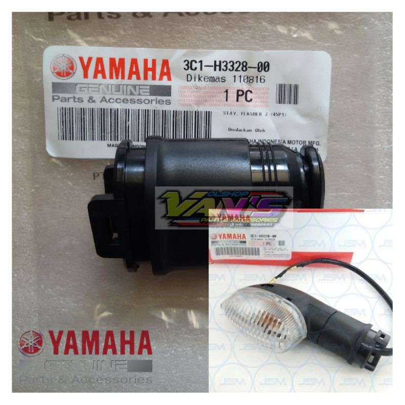 Original Yamaha Old Vixion, Byson, Rx King 2007-2008, R25, MT25, WR155, XSR 155 ยางไฟเลี้ยว