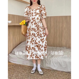 ker_065# long flower dress