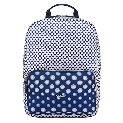 Cath Kidston Spotty Dotty Backpack กระเป๋าสะพายหลัง ลายจุดขาวพื้นสีน้ำเงิน