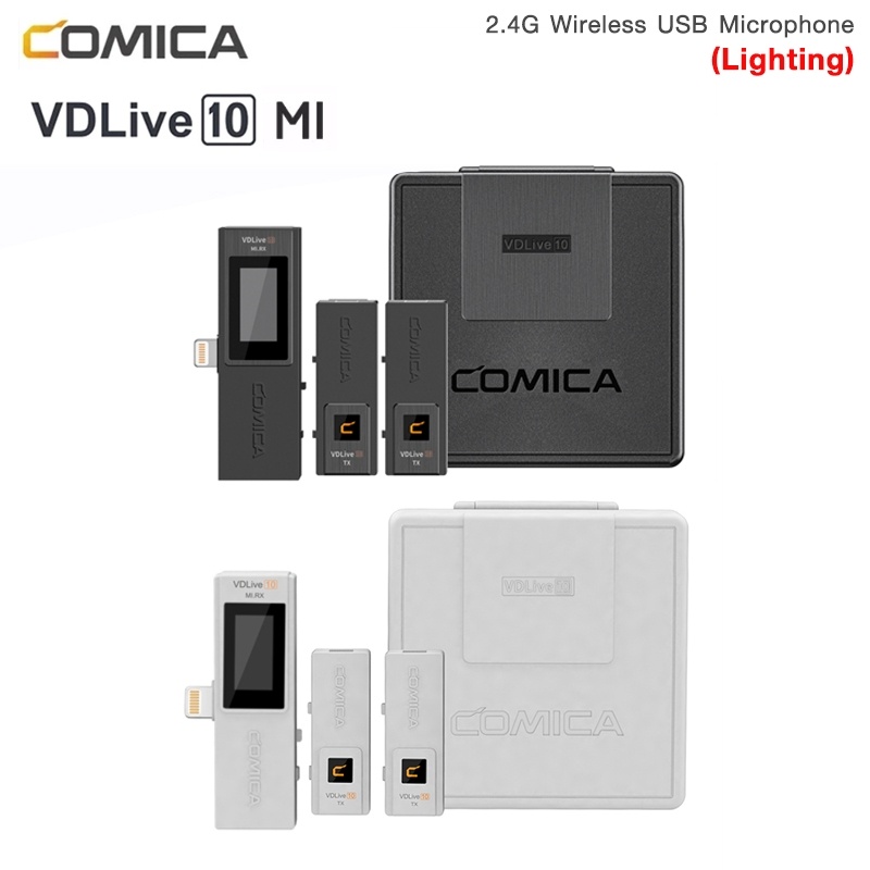 Microphone 2.4G Wireless ไมค์ไร้สาย Comica VDLIVE10 รับประกัน 3เดือน