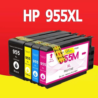 HP 955XL หมึก HP955 สีดำ HP955XL หมึก HP 955 XLตลับหมึกสำหรับ HP 7740 8210 8216 8710 8720 8725 8730 8740