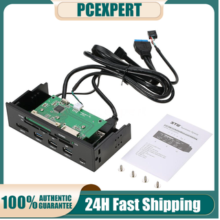 PCER◆Sunshine-tipway STW 5.25" Internal Card Reader Media Multi-Function Dashboard PC Front Panel Type-C USB 3.1 USB 3.0