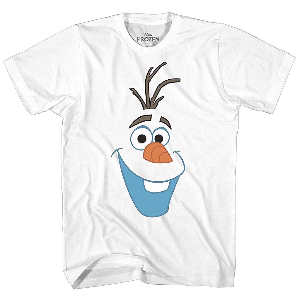 เสื้อยืดพิมพ์ลาย Disney Frozen Olaf สำหรับผู้ชาย