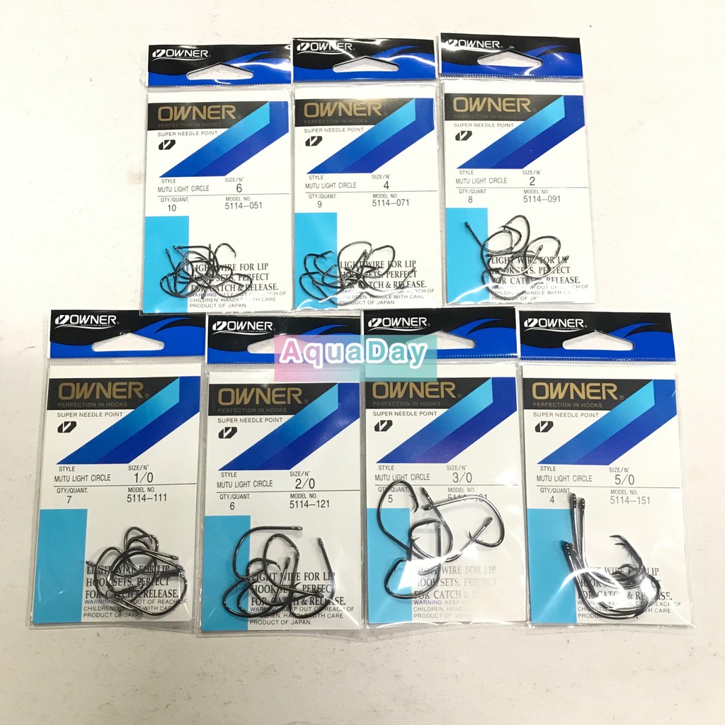 OWNER MUTU LIGHT CIRCLE HOOK 5114