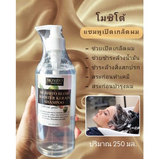 แชมพูเปิดเกล็ดผมโมชิโต้ โบลว์ บูสเตอร์ คีเรน แชมพู 250 มล. MOSHITO BLOW BOOSTER KERAIN SHAMPOO 250 ML.