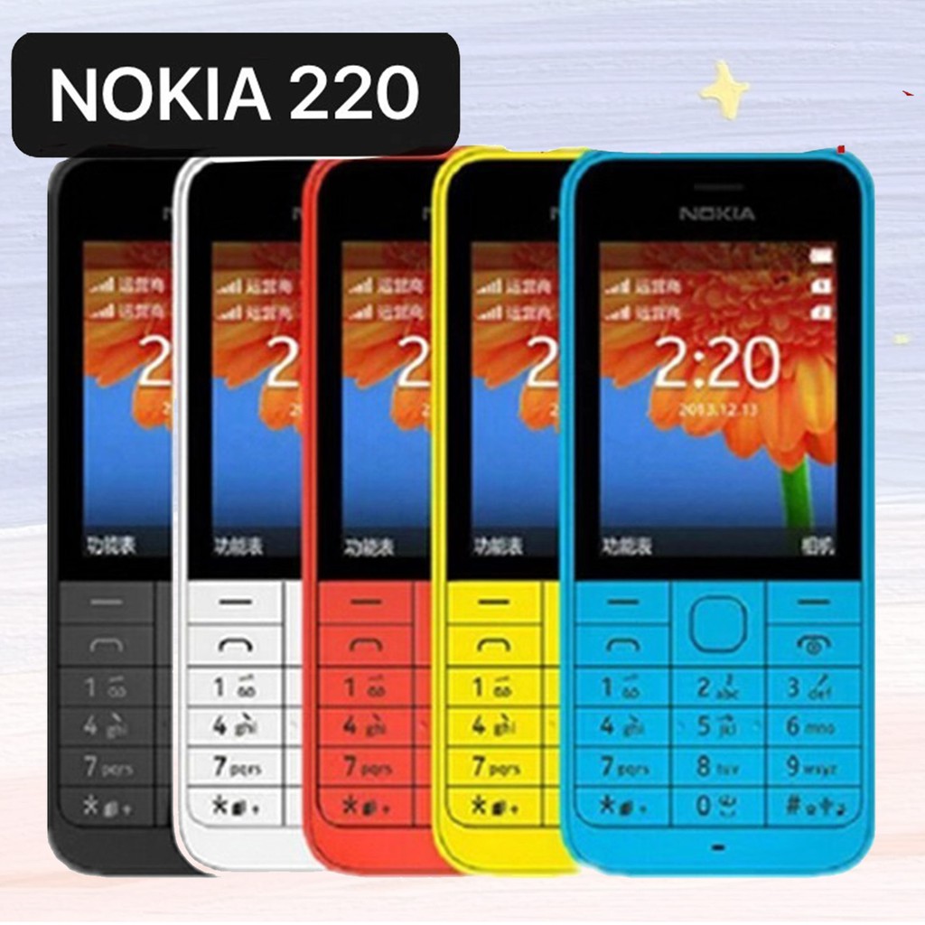 โทรศัพท์มือถือปุ่มกด Nokia 220 ปุ่มกดไทย-เมนูไทยAIS DTAC TRUE ซิม4G โทรศัพท์ปุ่มดังเหมาะสำหรับผู้สูงอายุ