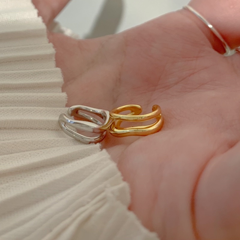 A.piece ต่างหูเงินแท้ ต่างหูหนีบ [all silver 925] bone earcuff