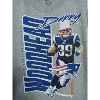 เสื้อยืด มือสอง new england patriots อก 46 ยาว 28