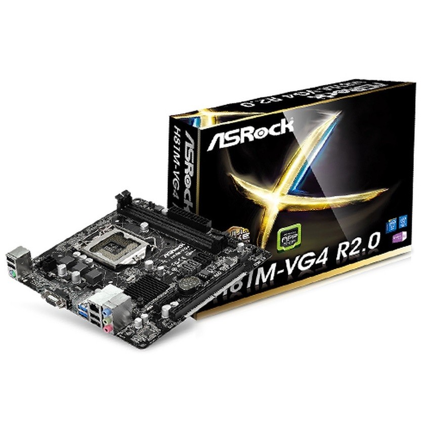 ASROCK Mainboard H81M-VG4 R2.0 'SVOA' INTEL 1150 (VGA On)