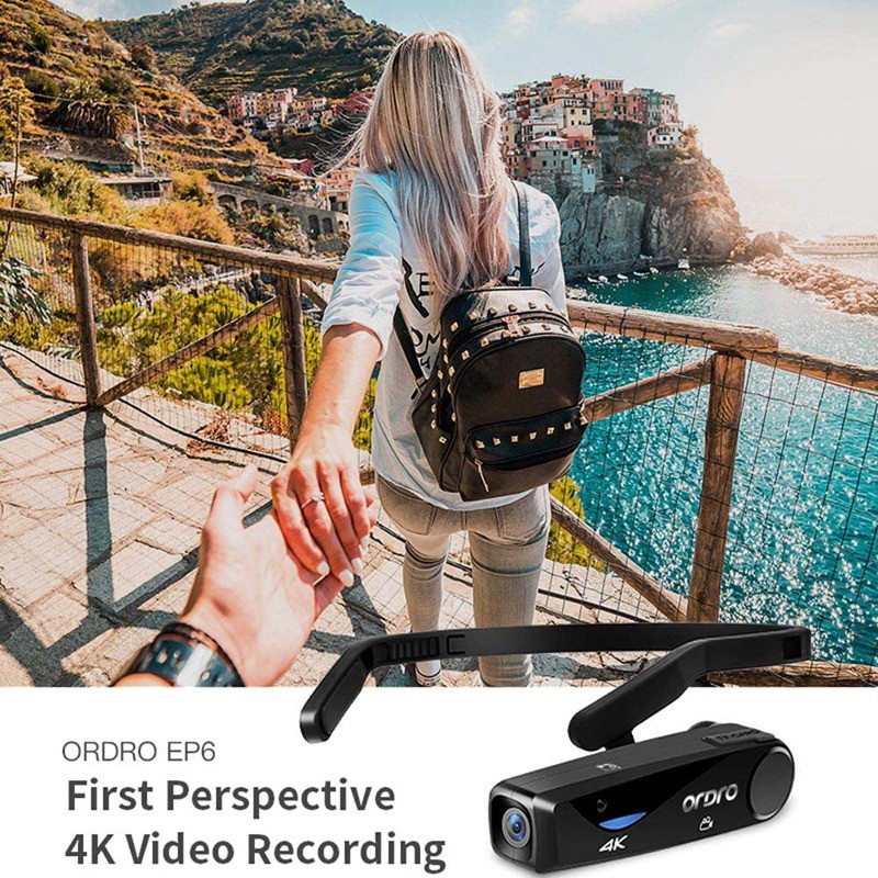 ORDRO Vlog Camera 4K Video Camera EP6 Digital Camcorder Full HD UHD 25Fps Wearable Wifi Filmadora Vlog Camera