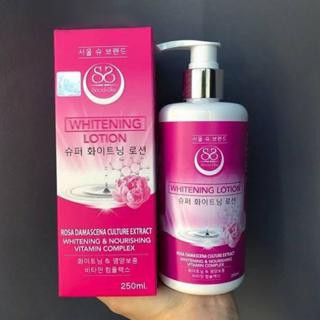 So-Shu Whitening Lotion ขนาด 250ml. โซล-ซู ไวท์เทนนิ่ง โลชั่น โลชั่นโสมเกาหลีบำรุงผิวกาย