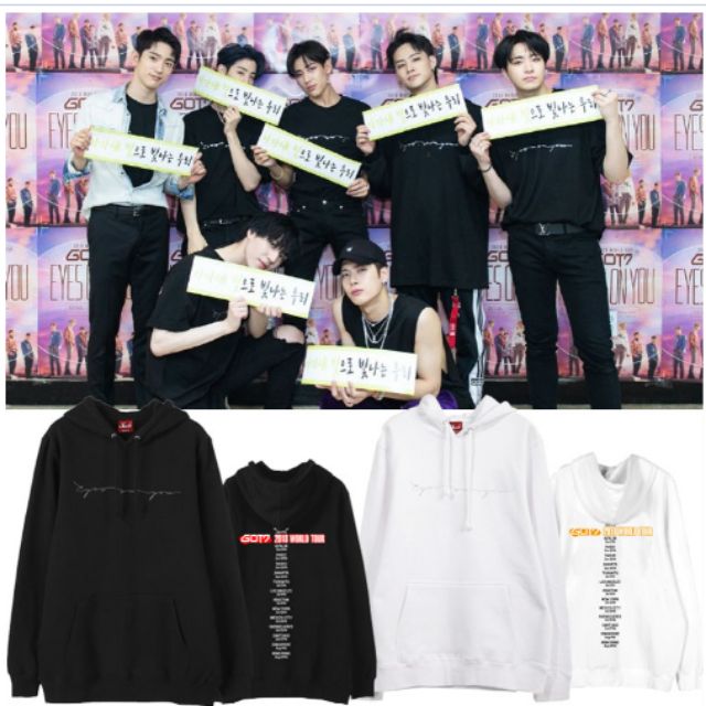 เสื้อฮู้ด GOT7 2018 WORLD TOUR EYES ON YOU