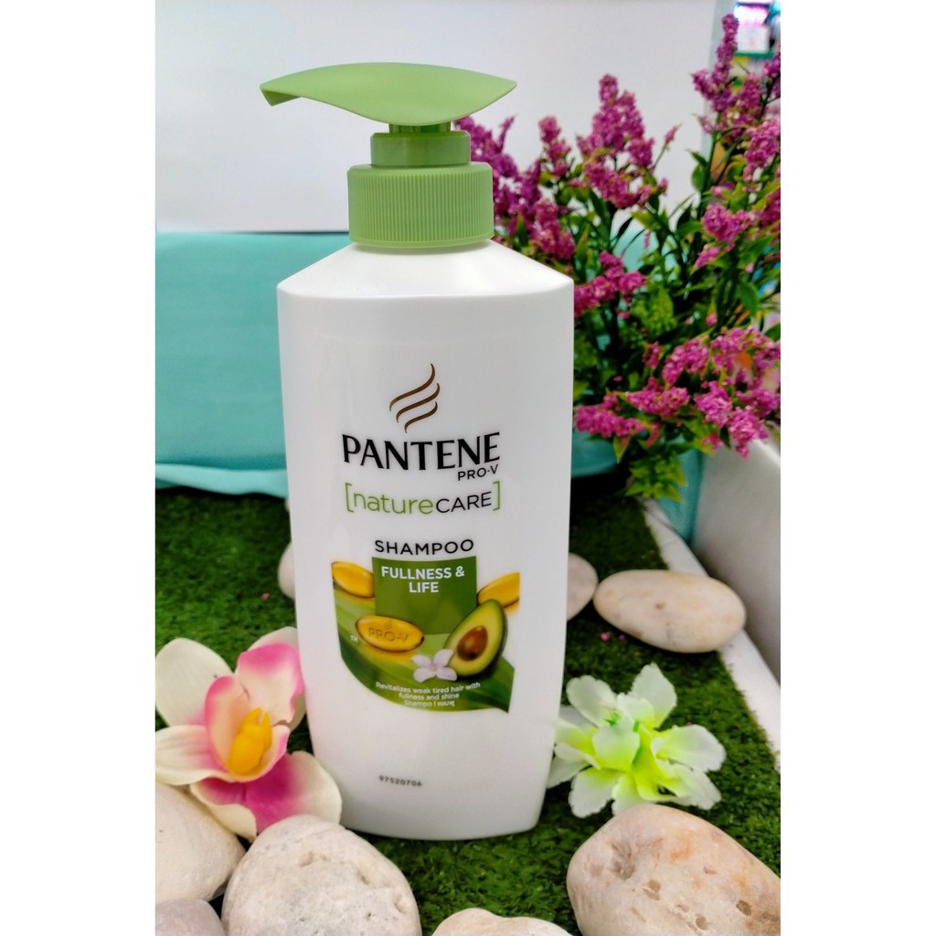 Spot♨∋PANTENE PRO-V Nature Care Fullness & Life แพนทีน โปร-วี เนเจอร์แคร์ฟูลเนส&ไลฟ์ แชมพู 480 มล.