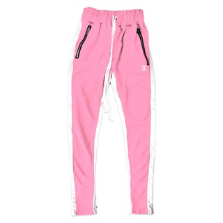 TZ worldwide TZ TRACK PANTS (PINK/WHITE)