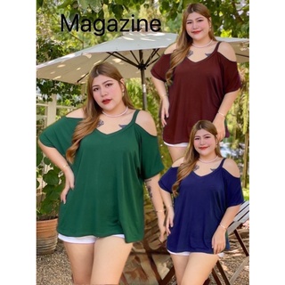M11 เสื้อสาวอวบ อ้วน Bigsize Plussize XXL #11