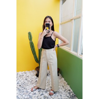 🔥 ลดกระหน่ำ basic pants  : cream กางเกงขายาว