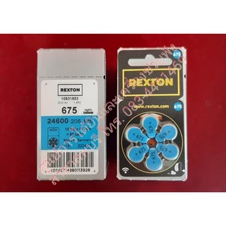 ถ่านเครื่องช่วยฟัง เบอร์ 675 ( REXTON #675 BATTERY )