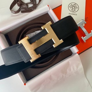 เข็มขัดหนัง แอร์เมส Belt Size 40mm งานออริ Full set box การันตีความเหมือนที่สุดให้เลยถ่ายสดจากสินค้าจริง100%