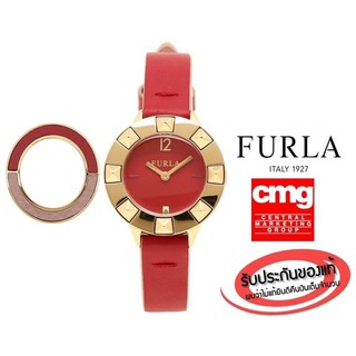 ☑️ลิขสิทธิ์แท้☑️  ปกติ 8900  Furla club 26mm.2H Ruby dial strap