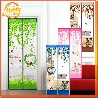 ม่านกันยุง ม่านประตู เปิดปิดอัตโนมัติ ติดตั้งง่าย 90x210cm