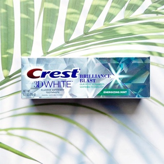 ยาสีฟัน 3D White Brilliance Blast Whitening Toothpaste, Energizing Mint 116g (Crest®)