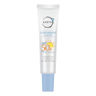 EARTH Ultra Sensitive Sunscreen SPF 50+ PA+++ 25g เอิร์ธส อัลตร้า เซนซิทีฟ ซันสกรีน กันแดด เนื้อน้ำนมบางเบา