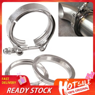 S2Jx 2 / 2 . 5 / 3 / 3 . 5 / 4 นิ้วอุปกรณ์เสริมรถยนต์ V - Band Turbo Downpipe