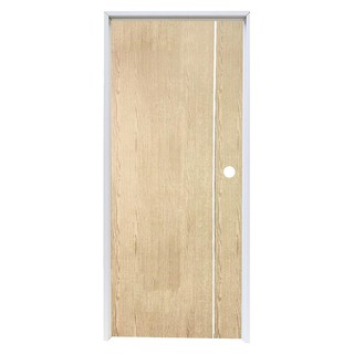 Bathroom door PVC DOOR AZLE 70X200CM BEECH Door frame Door window ประตูห้องน้ำ ชุดประตูห้องน้ำPVC AZLE P4 บานทึบ 70X200