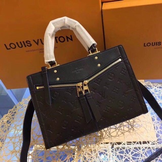 Louis vuitton กระเป๋า หลุยส์ หนังปั๊ม หนังแท้ สะพาย