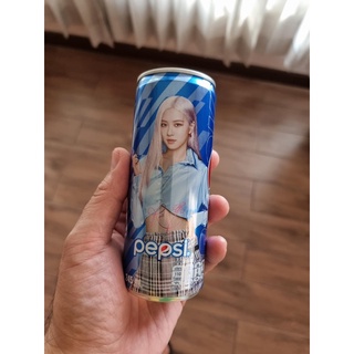 Pepsi can ขนาด 245 มล รุ่น Blackpink ลาย Rose