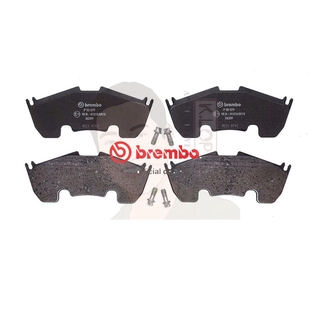 P50 079B ผ้าเบรก-F-แท้ BREMBO รุ่น BLACK : BENZ SLR R199 5.4 03-10 การันตีคุณภาพมาตรฐานโดย " เครอป อะไหล่ยนต์"