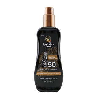 Australian Gold - สเปรย์เจลกันแดด Spf 50 พร้อม Instant Bronzed Glow - 237ml/8oz