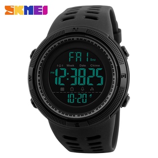 SKMEI Men Sport Watch Dual Time Watches Alarm Clock Countdown 5Bar Waterproof Digital Watch Relogio Masculino