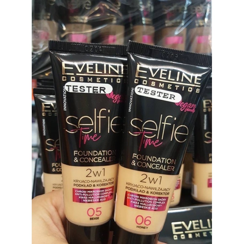 eveline cosmetics selfie time foundation & concealer