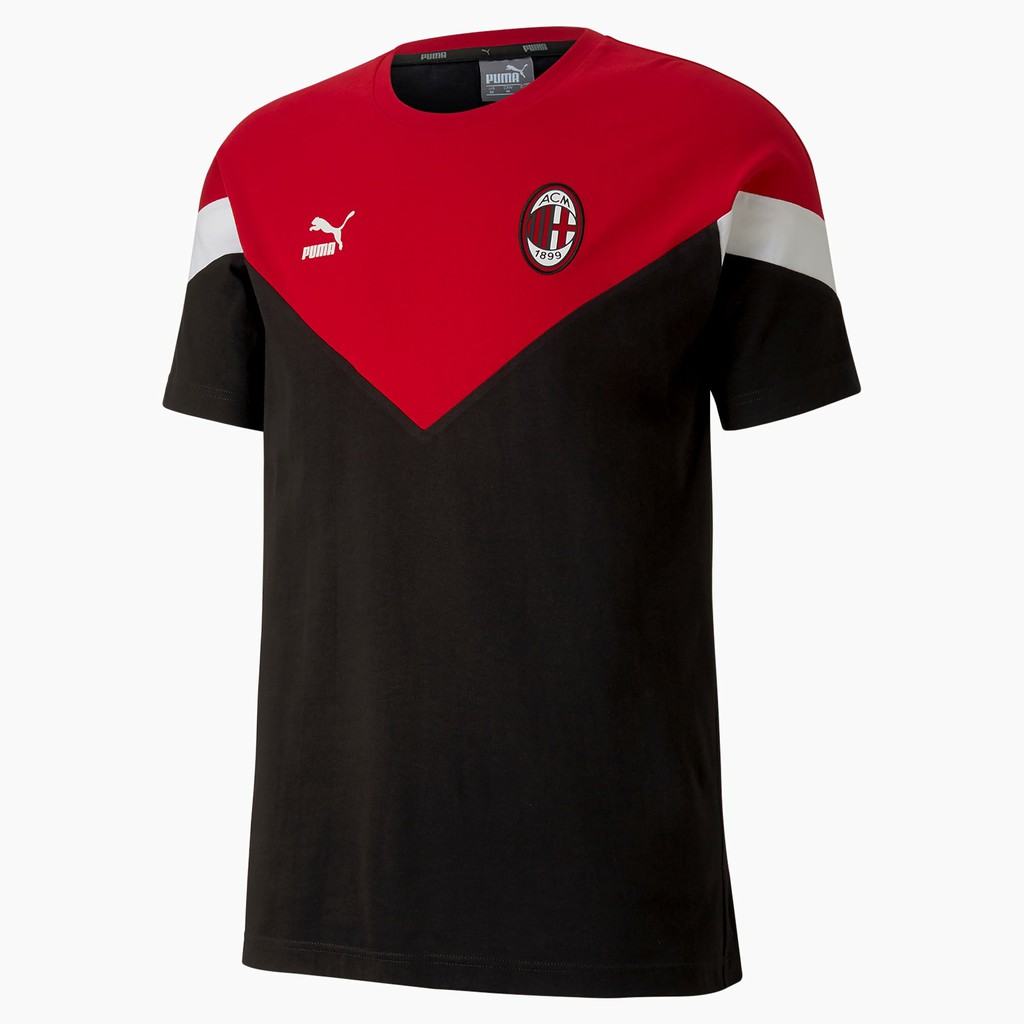 เสื้อยืด PUMA AC Milan Iconic MCS Tee [ลิขสิทธิ์แท้ PUMA Thailand][รหัส: 756655 01 ]