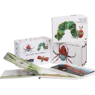 พร้อมส่งฉีกไม่ขาดแพค4เล่มEric Carle’s box set เซตรวม4เล่ม หนอนจอมหิว the very hungry caterpillar