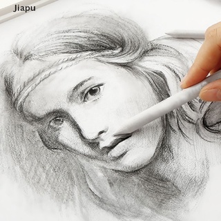 Jiapu แท่งตอสติตช์ ถ่านชาร์โคล สีขาว สําหรับวาดภาพ ร่างภาพ 6 ชิ้น ต่อชุด