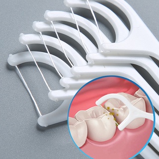 ไหมขัดฟัน เส้นแบน สําหรับทําความสะอาดช่องปาก 30/50 ชิ้น