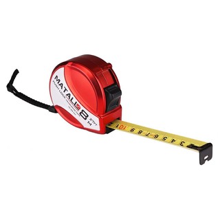 ตลับเมตรพลาสติก Hand tools 8 ม. MEASURING TAPE 8M