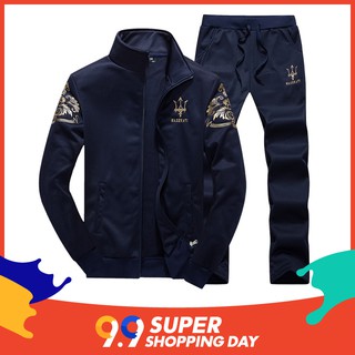 ชุดกีฬาฤดูใบไม้ร่วงของผู้ชายเซ็ตเสื้อกีฬาเยาวชน