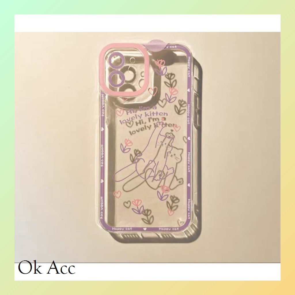 FH23 เคสซิลิโคนแมวสําหรับ Vivo V23e Y12 Y12s Y15 Y15s Y17 Y20 Y20i Y21 Y21s Y30 Y30i Y33s Y50 Y91 Y9