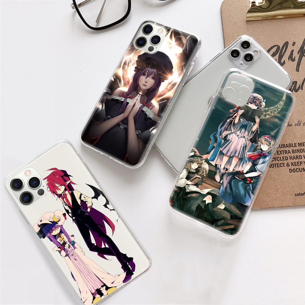 เคสใสแบบนุ่มเข้ากันได้สําหรับ Motorola Moto G9 Power Z2 Play G6 Plus Cover DV-164 Patchouli Touhou