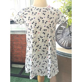 ชุดนอน เด็กเล็ก ลายหมีแพนด้า size 9m-5y
